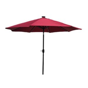 Umbrela pentru Gradina sau Terasa Strend Pro Marakesh, cu panou Solar si Leduri