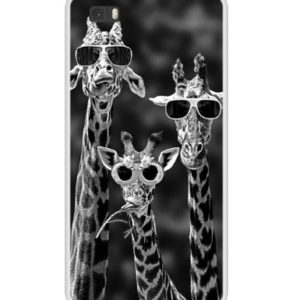 Husa Telefon Huawei P8 Lite - Girafe cu ochelari