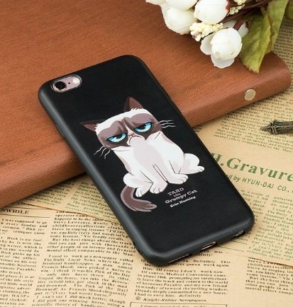 Husa Telefon iPhone - Grumpy Cat (Pisica Morocanoasa)