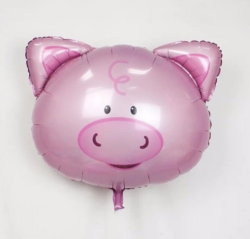 Balon mare pentru petreceri copii, model porc