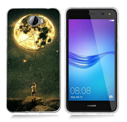 Husa Telefon Huawei P8 Lite 2016 - Barbat care prinde luna