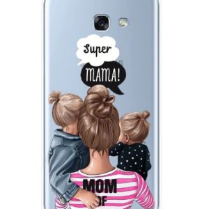 Husa Telefon Samsung Galaxy A8 2018 - Super Mama! Mama de Fete