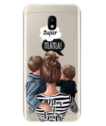 Husa Telefon Samsung Galaxy J7 2017 (J730) - Super Mama! Mama de Baieti