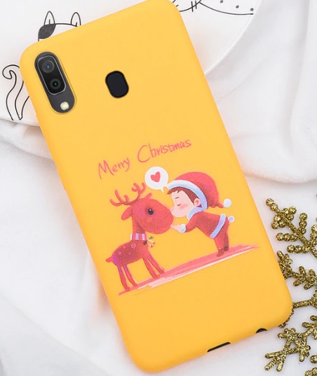 Husa Telefon Samsung Galaxy A10 - Model Ren si Elf - Merry Christmas