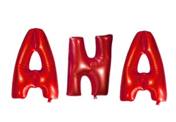 Set Baloane Litere Rosii Nume: ANA - Heliu Sau Aer
