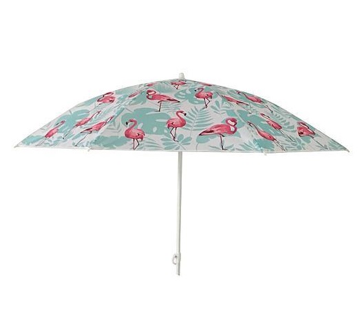 Umbrela de soare rezistenta pentru plaja / piscina cu pasari Flamingo