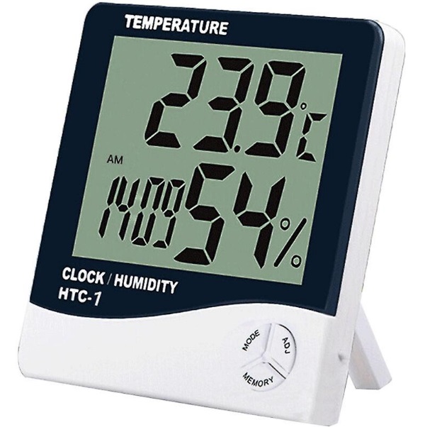 Ceas digital cu termometru si masurarea umiditatii - Statie Meteo