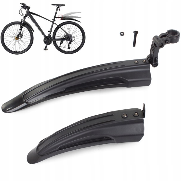 Set aparatori de noroi pentru bicicleta, aripi bicicleta negre