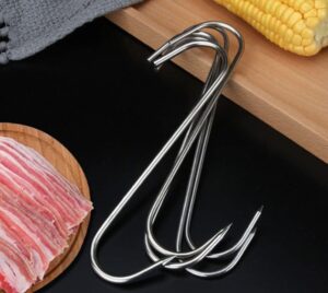 Carlige Carne Inox, Carlige Inox Afumatoare, Carlige Slanina, Carnati, Sunca