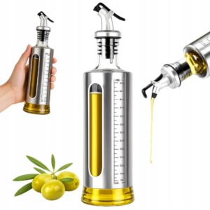 Dispenser pentru ulei sau sosuri, cu scala gradata, 500 ml