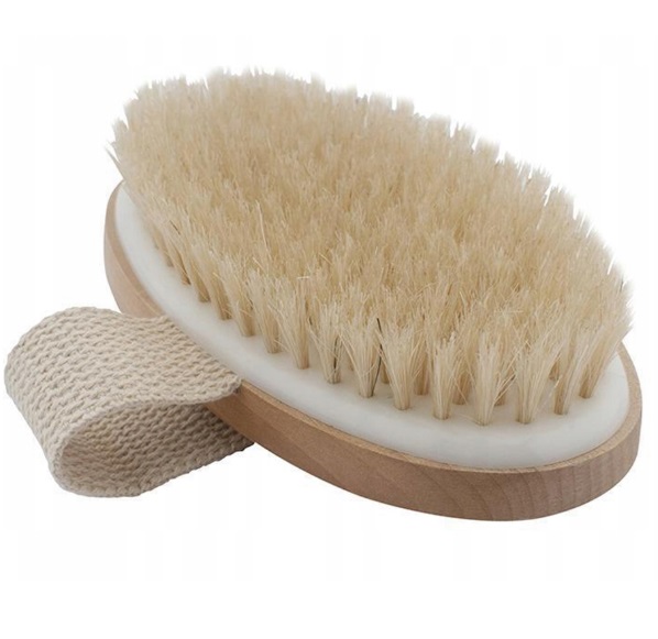 Perie cu peri naturali de agave pentru masaj corporal exfoliant umed sau uscat Perie cu peri naturali de agave pentru masaj corporal exfoliant umed sau uscat