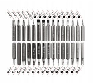 Surubelnita magnetica de precizie cu 30 varfuri detasabile