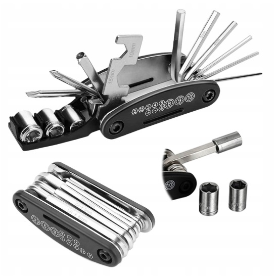 Set multifunctional chei si surubelnite pentru bicicleta, 16 in 1 Set multifunctional chei si surubelnite pentru bicicleta, 16 in 1