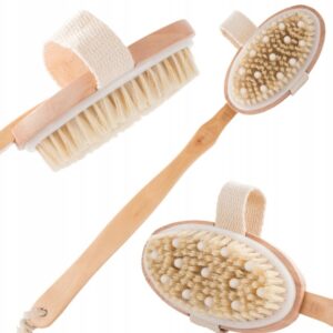 Perie Masaj Agave,Perie Masaj Anticelulitic, Perie Pentru Spate, Masaj Exfoliant