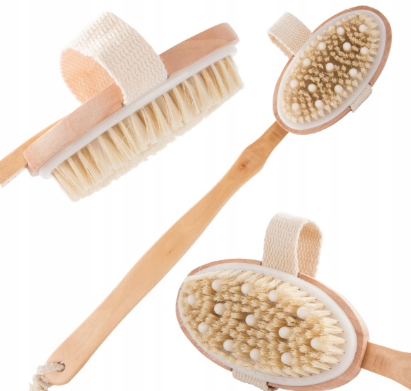 Perie Masaj Agave,Perie Masaj Anticelulitic, Perie Pentru Spate, Masaj Exfoliant