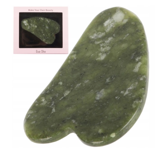 Masaj Jad, Piatra Gua Sha, Piatra Jad Verde, Piatra Masaj Corporal, Piatra Masaj Gat, Gua Sha Corp