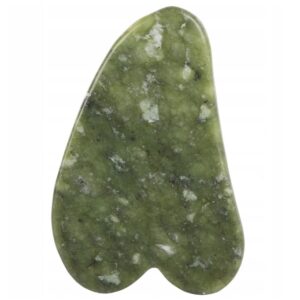 Piatra Gua Sha din Jad verde pentru masaj facial si corporal